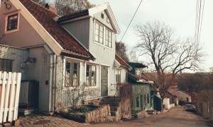 Интересные улицы Damstredet и Telthusbakken в Осло